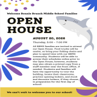 All BBMS families are invited to attend our Open House.
